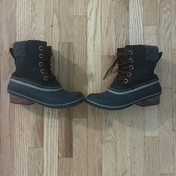 Sorel Women's Black Slimpack II Boots - Picture 1 of 4